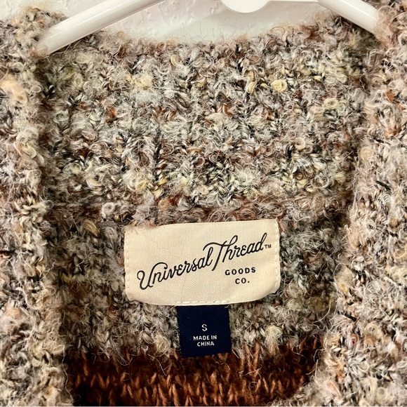 Universal Thread Small Long Brown Sweater Womens Small Cozy Fall Sweater - Picture 6 of 9